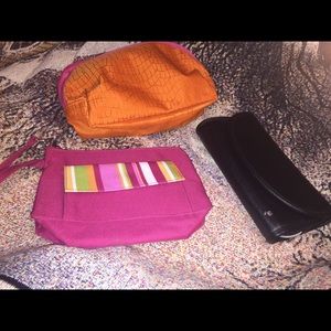 Three Make-up bags by Lancôme Paris.